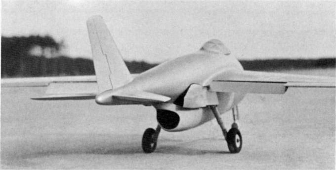 Опытный истребитель Messerschmitt P 1101. Германия