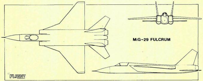 Опытные советские самолеты глазами запада. Фронтовой истребитель MiG-29 Fulcrum (МиГ-29)