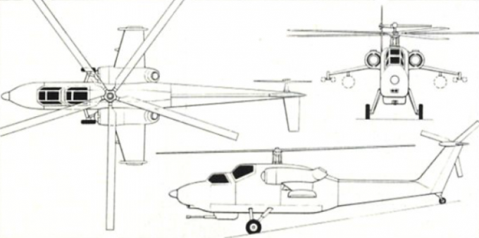 Опытные советские вертолеты глазами запада. Ударный вертолет Mil Mi-28 Havoc (Ми-28)