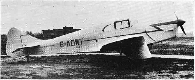 Лёгкий связной, экспериментальный и учебный самолёт Miles M.7 Nighthawk. Великобритания
