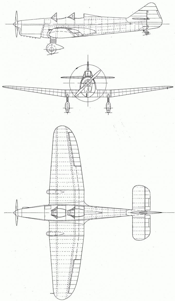 Опытный учебно-тренировочный самолет Miles M.15 T.1/37 Trainer. Великобритания