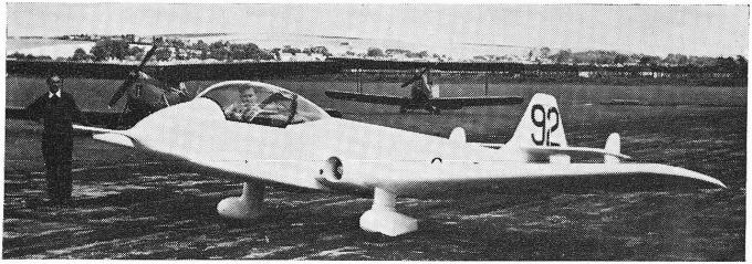 Гоночный самолет Miles M.77 Sparrowjet. Великобритания