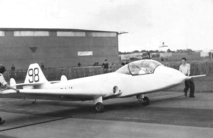 Гоночный самолет Miles M.77 Sparrowjet. Великобритания