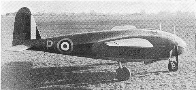 Экспериментальный самолет Miles M.30 X Minor. Великобритания