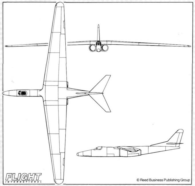 Опытные советские самолеты глазами запада. Высотный экспериментальный самолет Myasishchev M-17 (singleboom)