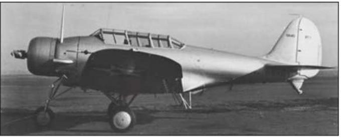 Палубные пикирующие бомбардировщики Northrop BT-1. США