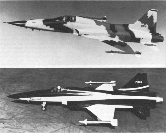 Боевые самолёты сегодня и завтра. Многоцелевой истребитель Northrop F-20 Tigershark. США