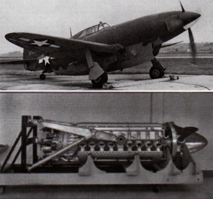 Опытный истребитель Republic (Chrysler) XP-47H. США