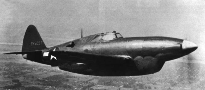 Опытный истребитель Republic (Chrysler) XP-47H. США