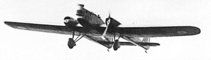 Опытный бомбардировщик и разведчик SPCA III type 30. Франция