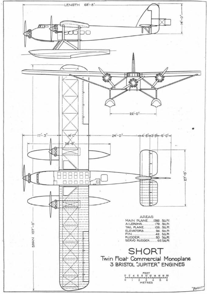 Опытный пассажирский гидросамолет Short S-11 Valetta. Великобритания Часть 1