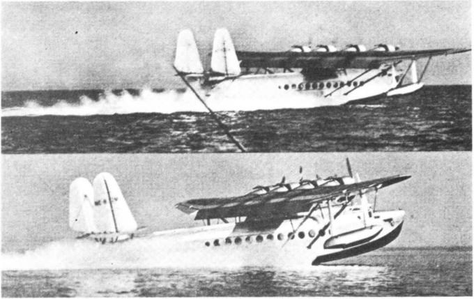 Пассажирские самолёты-летающие лодки-амфибии Sikorsky S-42. США