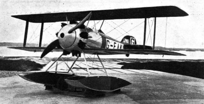 Гоночный гидросамолет Sopwith Schneider. Великобритания