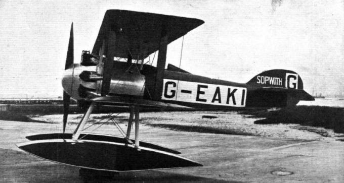 Гоночный гидросамолет Sopwith Schneider. Великобритания