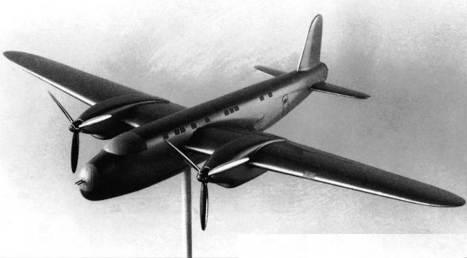 Модель проекта среднего бомбардировщика Short P.13/36 (январь 1937 г.)