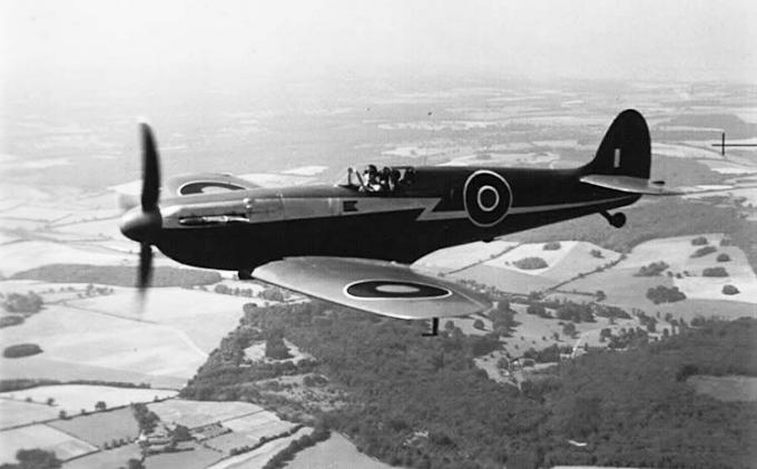 Рекордный самолет Supermarine Type 322 Speed Spitfire. Великобритания