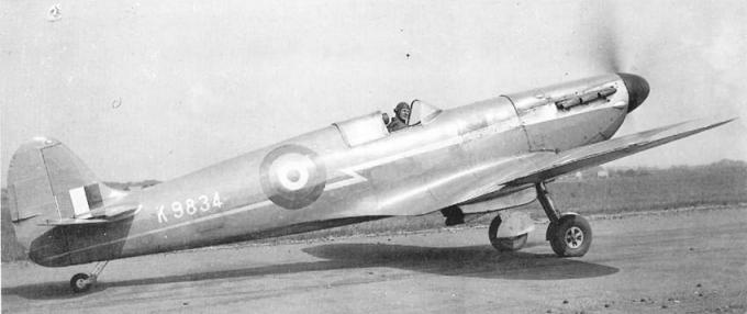 Рекордный самолет Supermarine Type 322 Speed Spitfire. Великобритания