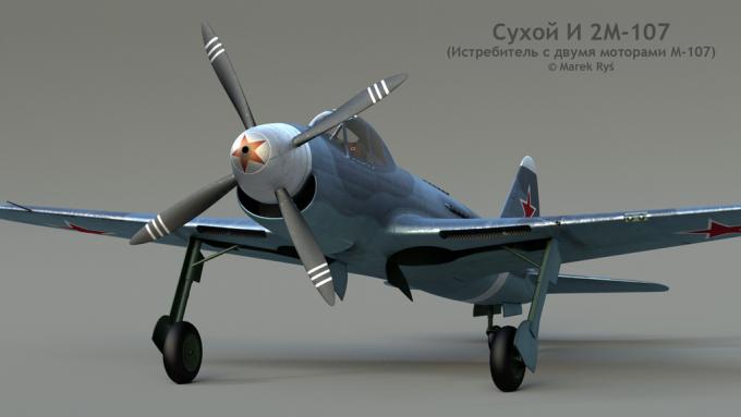 Альтернативные дальние истребители сопровождения Су-5 (И-2М-107). СССР