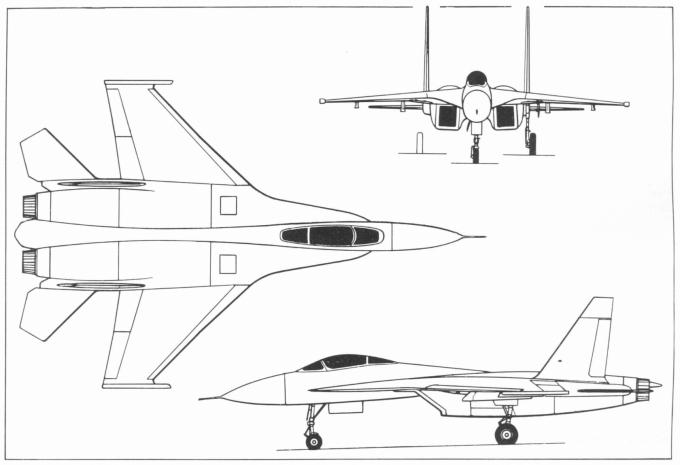 Опытные советские самолеты глазами запада. Многоцелевой истребитель Sukhoi Su-27 Flanker (Су-27)