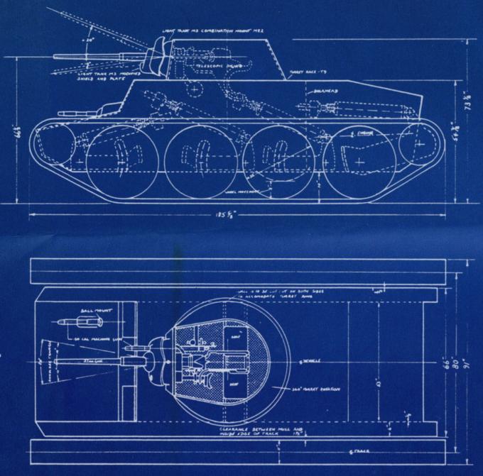 Финальная конфигурация T42 GMC заметно отличалась от исходного проекта