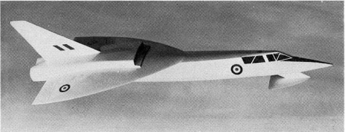Проект сверхзвукового бомбардировщика Bristol Type 204. Великобритания