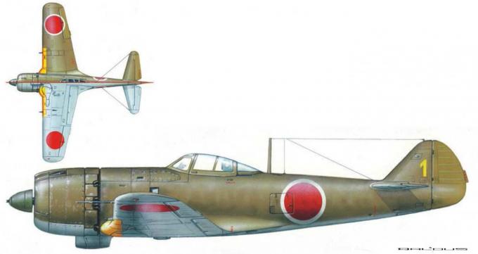Опытный истребитель Tachikawa (Nakajima) Ki-106. Япония