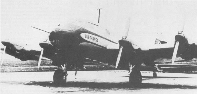 Мировой рекорд скорости четырехмоторного самолета Heinkel He 116R. Часть 1
