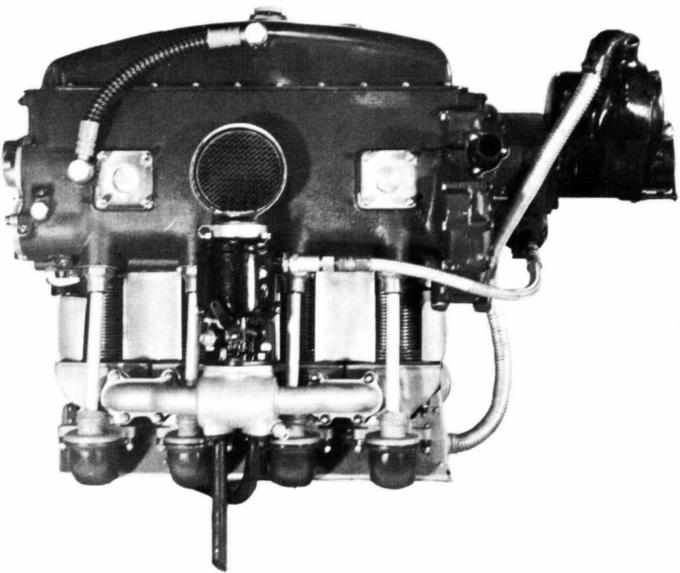 Рис. 6. Двигатель Z 9-092. Вид слева