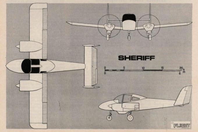 Не взлетел. Легкий самолет Britten SA-1 Sheriff. Великобритания