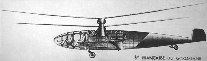 Опытный вертолет Dorand G.20 (G.II). Франция