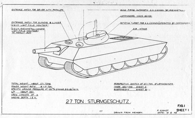 27-tons Sturmgeschütz, финальная конфигурация штурмового танка Порше