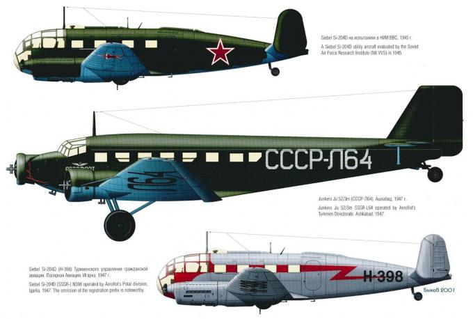 Испытано в СССР. Трофейные немецкие самолеты в гражданской авиации