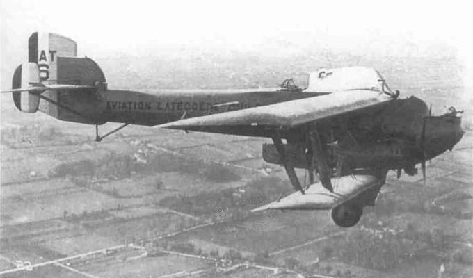 Опытный тяжелый бомбардировщик Latécoere 6. Франция