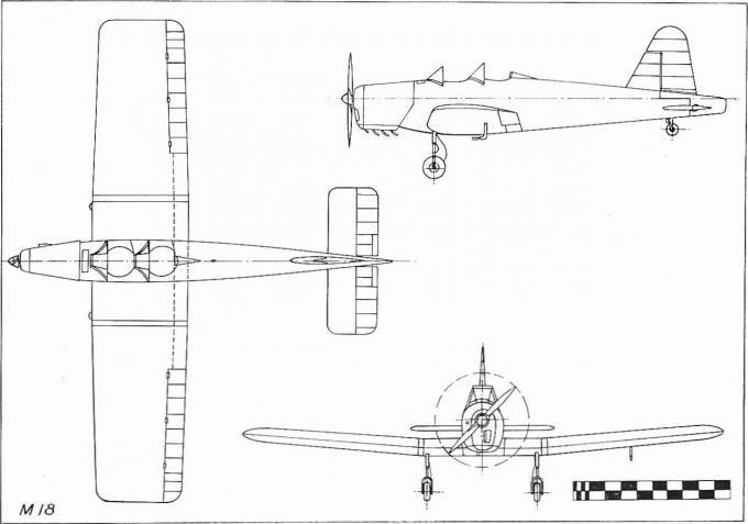 Учебные самолеты Miles M.18 Trainer. Великобритания