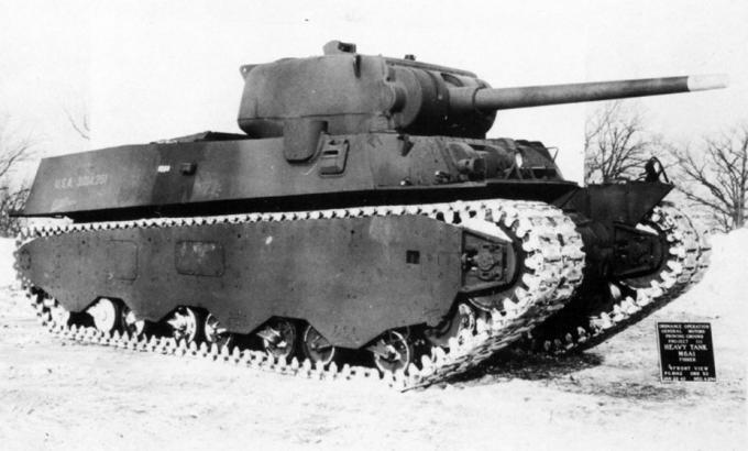 Первый Heavy Tank M6A1, март 1943 года. Данную машину построила Fisher Body, остальные выпускались на Baldwin Locomotive Works