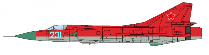 Опытный истребитель МиГ-23 (изделие 23-02; «23-02/1») с несущими поверхностями схемы «биплан-тандем»