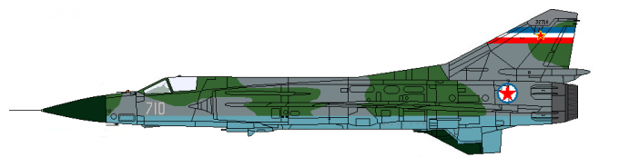 Истребитель МиГ-23МЛ, ВВС СФРЮ, 1997 год