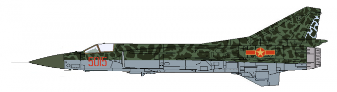 Истребитель МиГ-23МФ ВВС ДРВ
