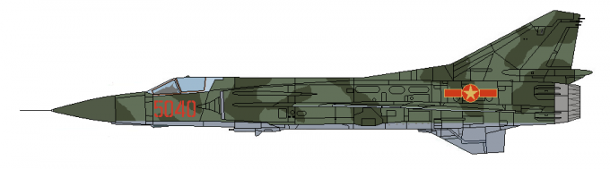Истребитель МиГ-23МЛ ВВС ДРВ
