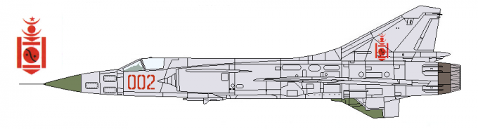 Истребитель МиГ-23С радиолокационным прицелом РП-22; ВВС МНР