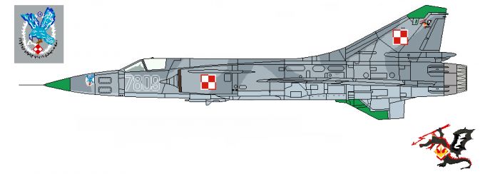 Истребитель МиГ-23С радиолокационным прицелом РП-22; ВВС ПНР