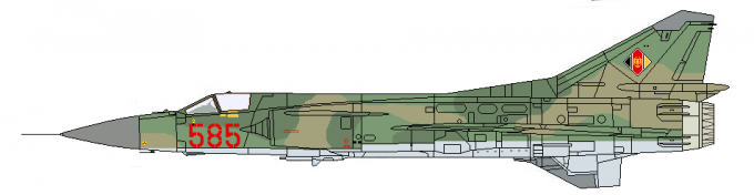 Истребитель МиГ-23МФ; ВВС ГДР