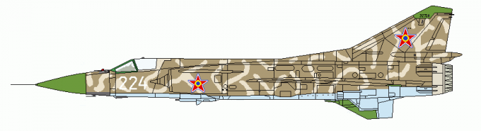 Истребитель МиГ-23МФ; ВВС СРР