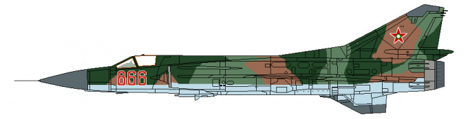 Истребитель МиГ-23МЛ; ВВС БНР