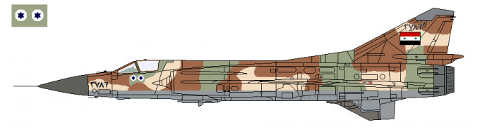 МиГ-23МЛ с отметками о двух воздушных победах; ВВС Сирии