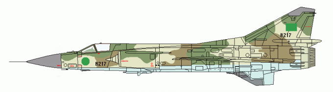 МиГ-23МФ ВВС Ливии