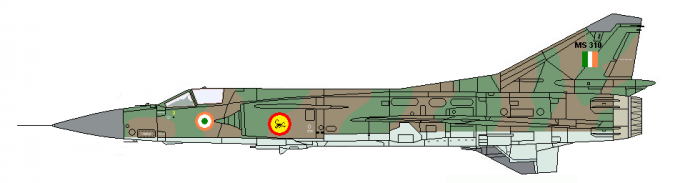 МиГ-23МФ из состава 29-й эскадрильи «Scorpions» ВВС Индии