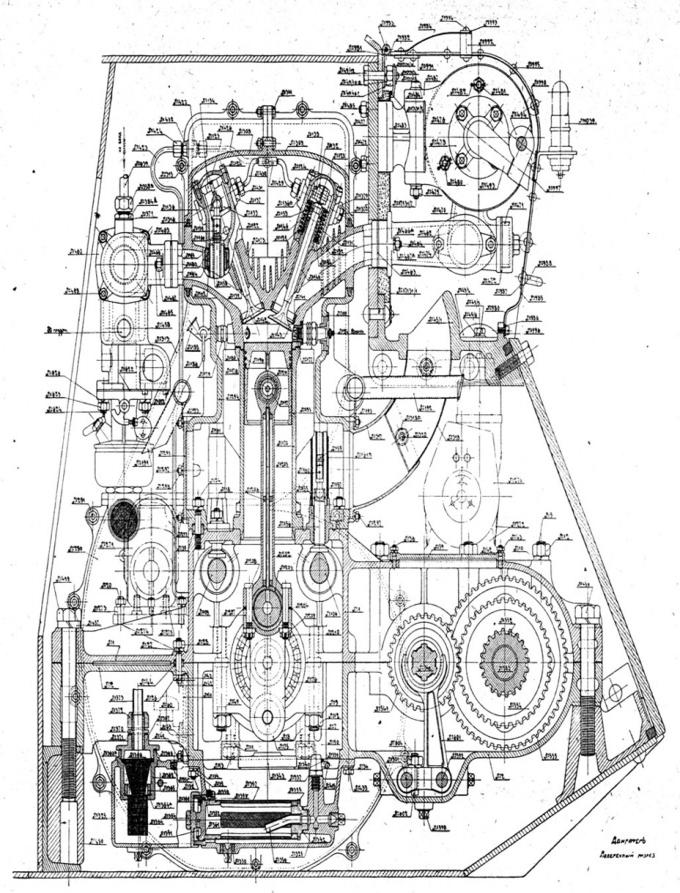 Чертежи мс. Двигатель танка МС 1. МС 1 чертеж. Двигатель ГАЗ М 1 МС 1. МС 1 В разрезе.