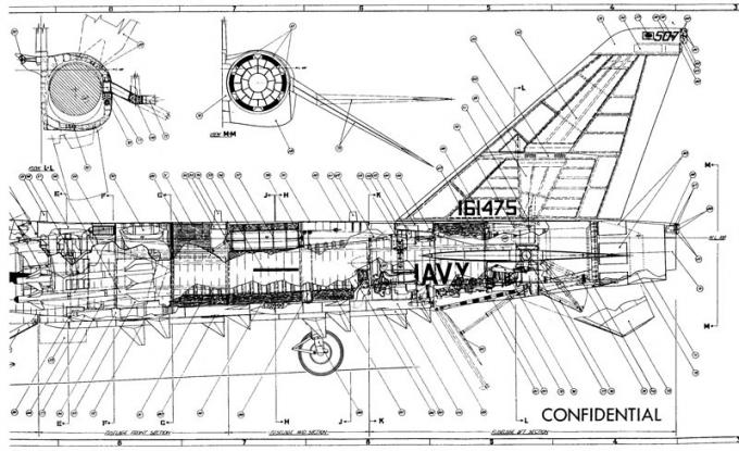 Проект палубного истребителя-перехватчика Vought V-507 Vagabond. США