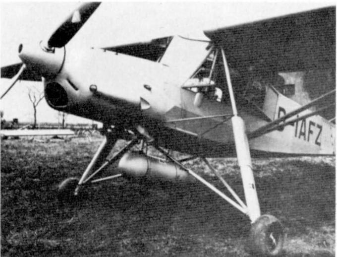Экспериментальный самолёт AF 2. Германия